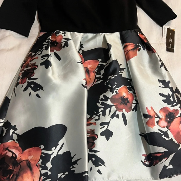 🖤New Betsy & Adam black & floral off shoulder dress🖤 - Picture 9 of 9